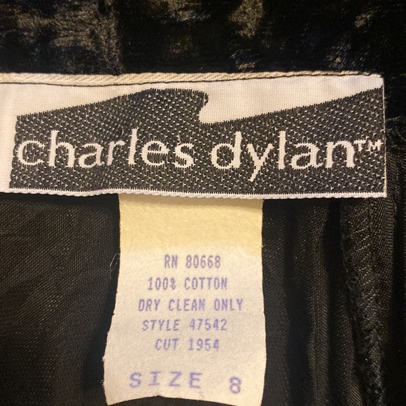 100% cotton Crushed velvet broomstick style skirt - Picture 4 of 4